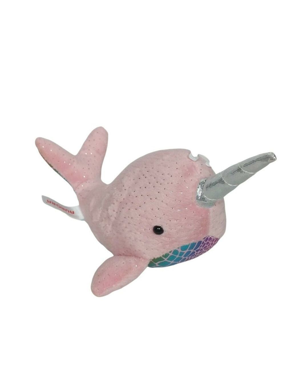 Aurora Narwhal Plush Pink 9.5 Inch